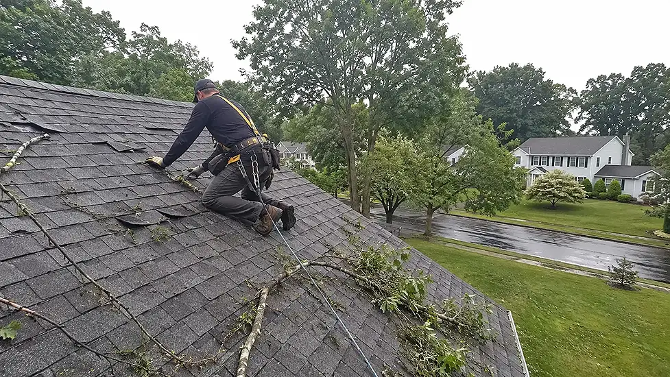 Storm Damage Roof Repair New Jersey Hero